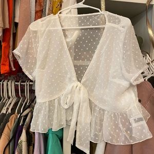 Women's white top